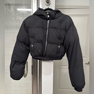 Cropped Puffer Jacket in x-small